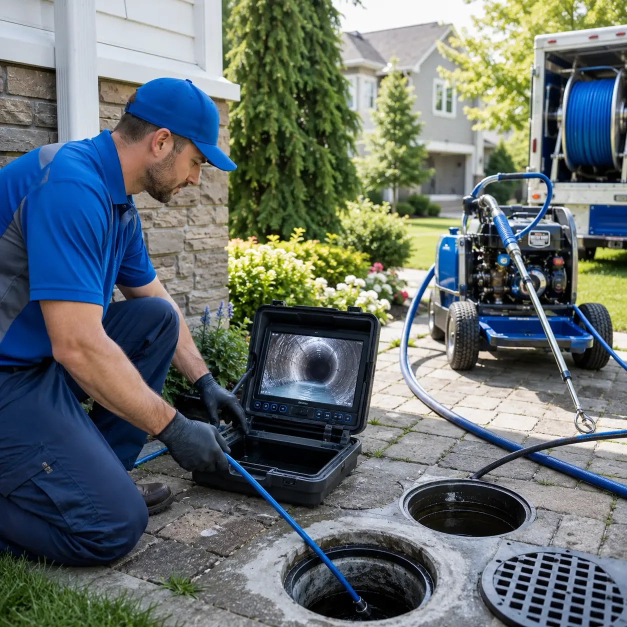 Outdoor drain cleaning professionals serving Little Genesee, NY